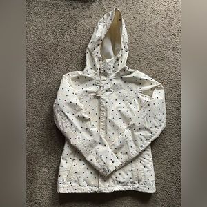 Burton White Confetti Snowboard Jacket